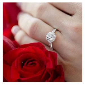 1.25ct ✨ Simulated Lab Diamond Ring 925 Sterling Silver Wedding Engagement